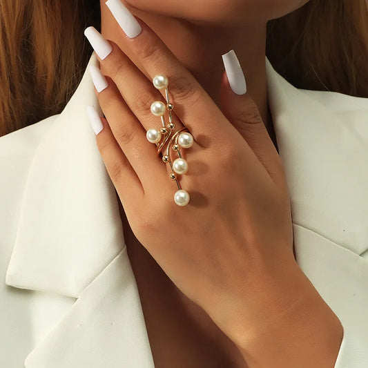 Pearl Geometric Ring