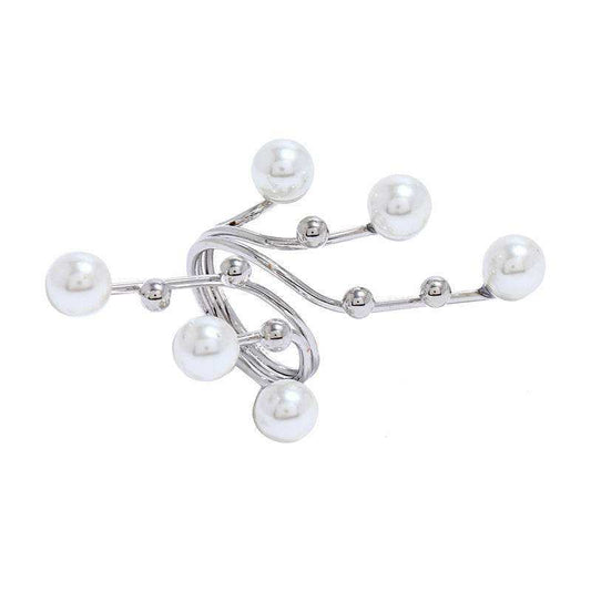 Pearl Geometric Ring - Eclat