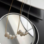 Women's Light Luxury Natural Pearl Titanium Steel Necklace