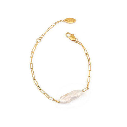 Baroque real pearl bracelet - Eclat