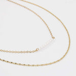 Effortless Layered Pearl Necklace - Eclat