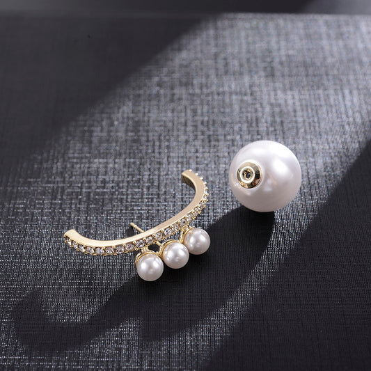 European And American Design Fashion Pearl Earrings Simple