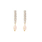 Aurelia Pearl Drop Earrings | Gold-Plated Alloy - Eclat