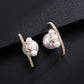 European And American Design Fashion Pearl Earrings Simple