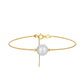 925 Sterling Silver Pearl Bracelet Female Summer Ins Special-interest Design Girlfriends Jewelry