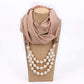 Pearl Necklace With Scarf - Eclat