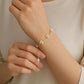 Delicate Pearl Blossom Bracelet in Sterling Silver - Eclat
