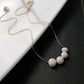 Women's Light Luxury Natural Pearl Titanium Steel Necklace