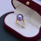 Fresh Water 11-12mm White Perfect Circle Strong Light Fine Micro Flaw Pearl Ring