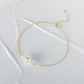 Elegant Triple Pearl Gold Plated Bracelet