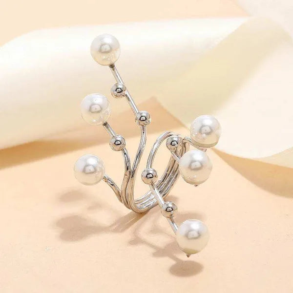 Pearl Geometric Ring