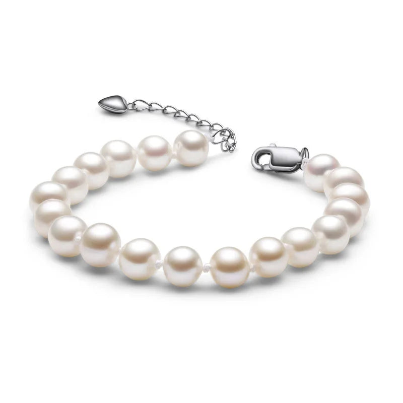 Classic Freshwater Pearl Bracelet with Sterling Silver Extender